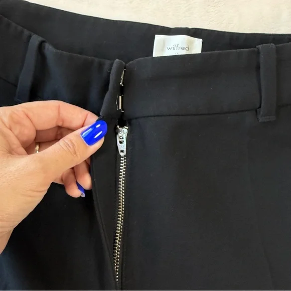 Wilfred Black Flare Pants Size 10 - Picture 9 of 11